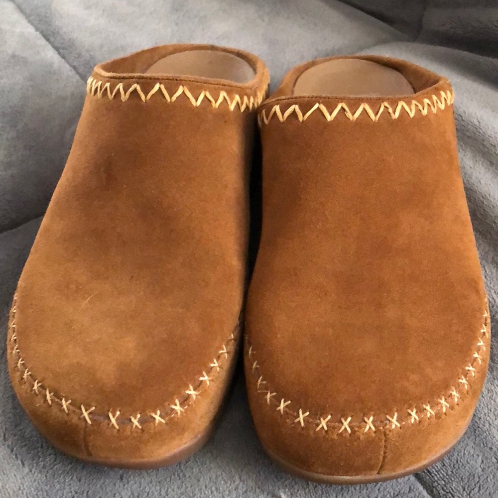 FitFlop ™ Gogh Moc Makizin Clogs - Chestnut size 7